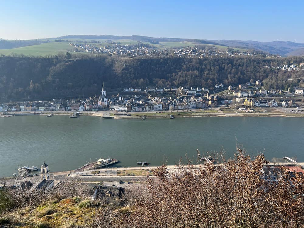 Rheinsteig - Blick auf St. Goar - Walk and Wonder