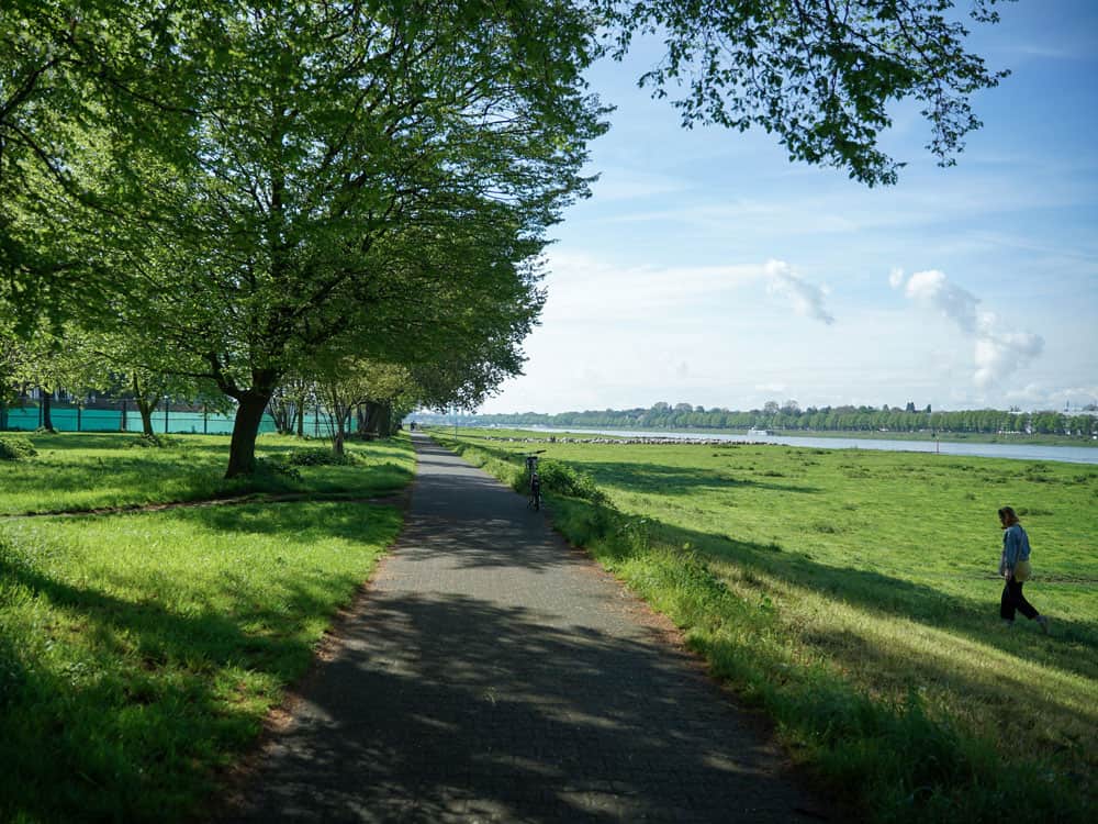 Rheinufer Köln Spaziergang Poller Wiesen - Walk and Wonder