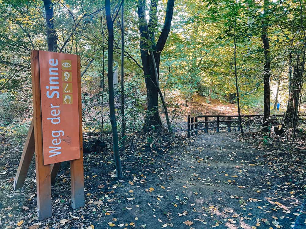 Weg der Sinne im NaturGut Ophoven Leverkusen - Walk & Wonder